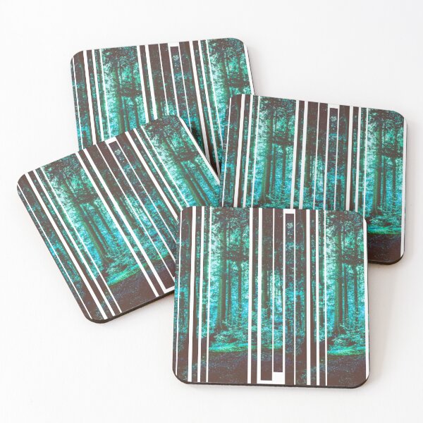 Item preview, Trippy Green Forest - Cool Dark Green Deep Forest Artwork  designed and sold by MrGiftee.