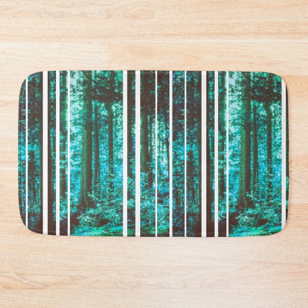 Item preview, Trippy Green Forest - Cool Dark Green Deep Forest Artwork  designed and sold by MrGiftee.