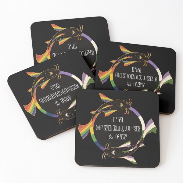 Item preview, Genderqueer and Gay Koi Fish designed and sold by Avlana Fontaine.