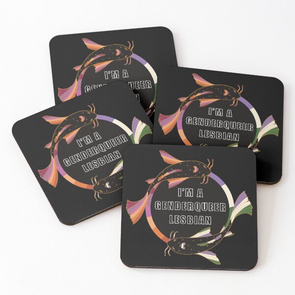 Item preview, Genderqueer and Lesbian Koi Fish designed and sold by Avlana Fontaine.