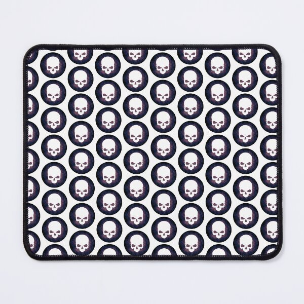Item preview, Pixel Art Skull Purple Circle Pattern designed and sold by wolfkin-design.