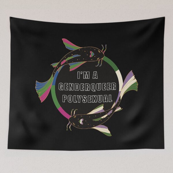 Item preview, Genderqueer and Polysexual Koi Fish designed and sold by Avlana Fontaine.