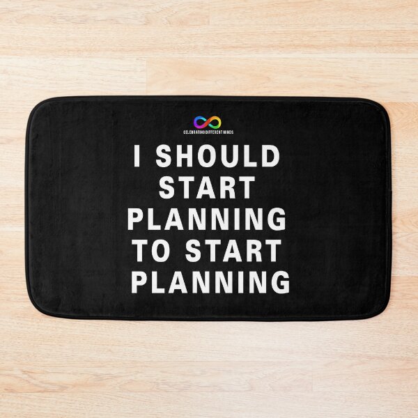 Item preview, I should start planning to start planning designed and sold by Death Rock Tee.