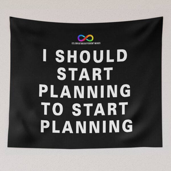 Item preview, I should start planning to start planning designed and sold by Death Rock Tee.