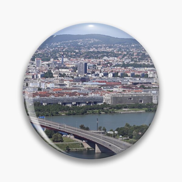 Item preview, Vienna cityscape view from the Danube tower Austria designed and sold by goceris.