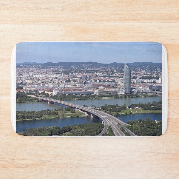 Item preview, Vienna cityscape view from the Danube tower Austria designed and sold by goceris.