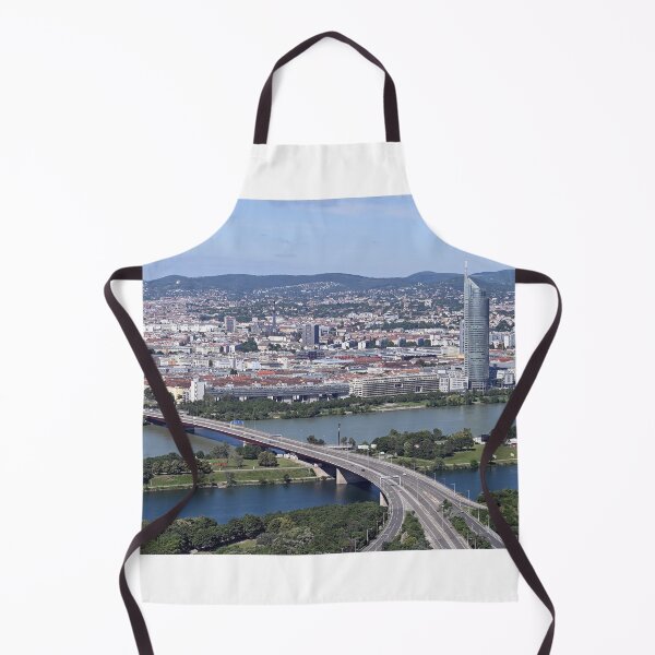 Item preview, Vienna cityscape view from the Danube tower Austria designed and sold by goceris.