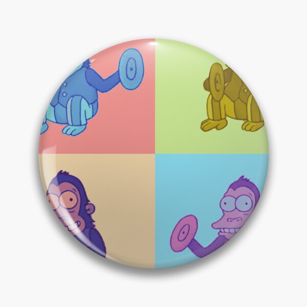 Item preview, Monkey with Cymbals Pop Art designed and sold by SplashCrumbs.