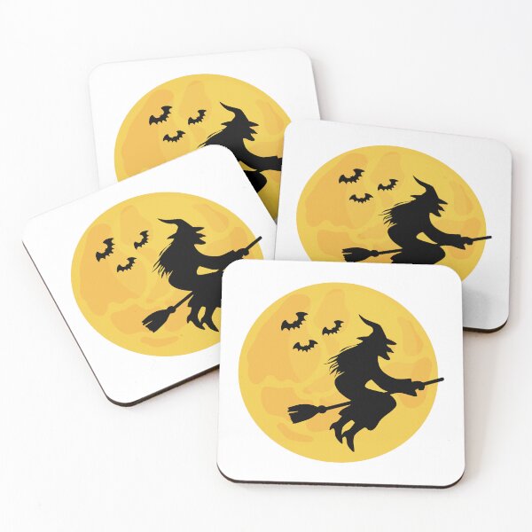 Item preview, witch in halloween sky designed and sold by JAG2B.