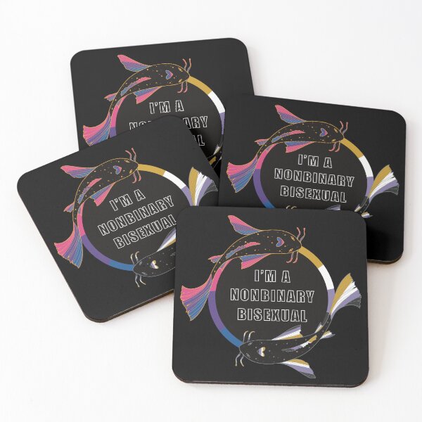 Item preview, Nonbinary and Bisexual Koi Fish designed and sold by Avlana Fontaine.