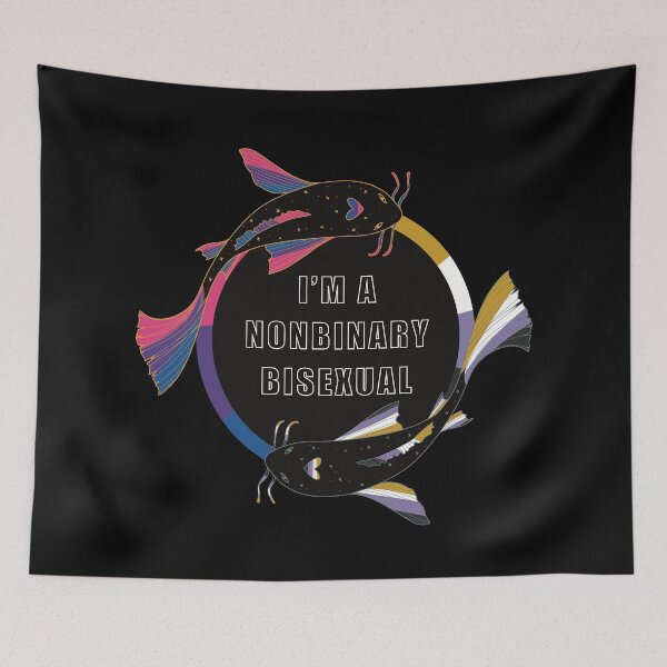 Item preview, Nonbinary and Bisexual Koi Fish designed and sold by Avlana Fontaine.