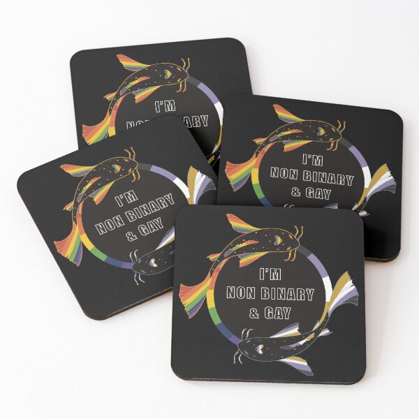 Item preview, Nonbinary and Gay Koi Fish designed and sold by Avlana Fontaine.