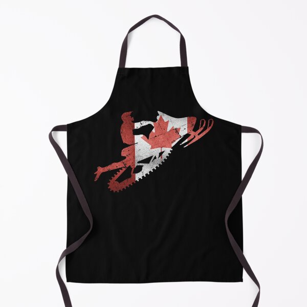 Item preview, Canada flag snowmobiler | Man on Snowmobile canada flag designed and sold by GPODdesign.