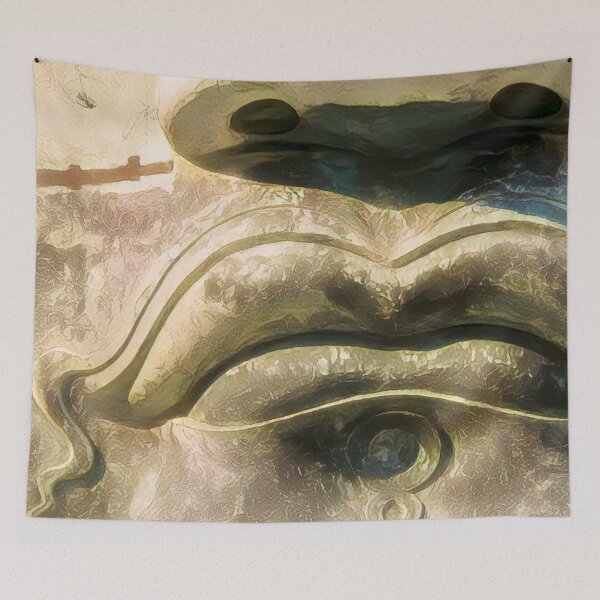 Item preview, Outstanding Monumental Budda Mouth Japan Art Picture - Cartoon designed and sold by XIX361ART.