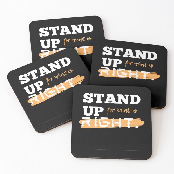 Aperçu de l'œuvre Cool Stand Up for What is Right, un dicton motivant pour les avocats et les avocats, cadeau pour les créée et vendue par KarlWetzel.