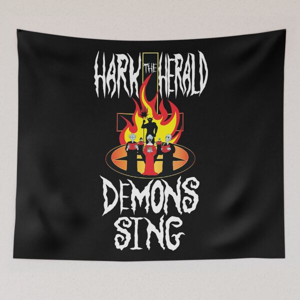 Item preview, Hark the herald demons sing designed and sold by LostintheLines.