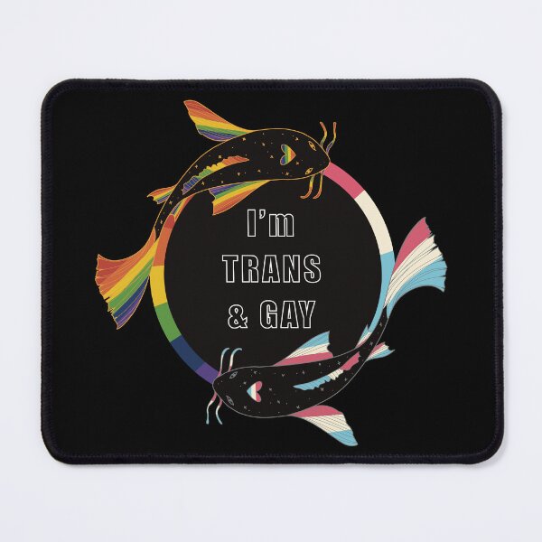 Item preview, Trans and Gay Koi Fish designed and sold by Avlana Fontaine.