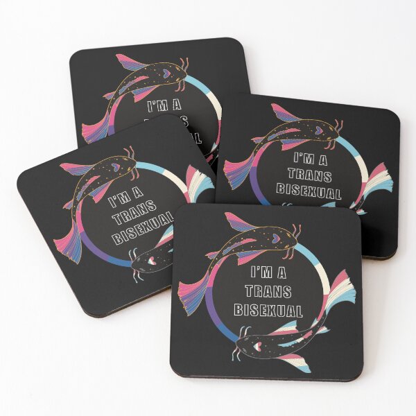 Item preview, Trans and Bisexual Koi Fish designed and sold by Avlana Fontaine.