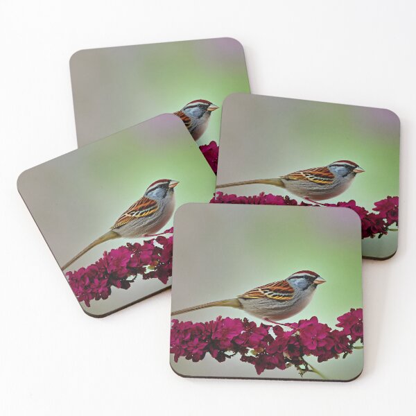 Item preview, Beautiful Sparrow Flowered Branch designed and sold by @adorcharm Modern & Classic AI Art.