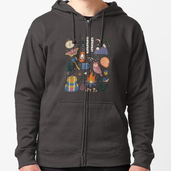 Into the Woods Zipped Hoodie