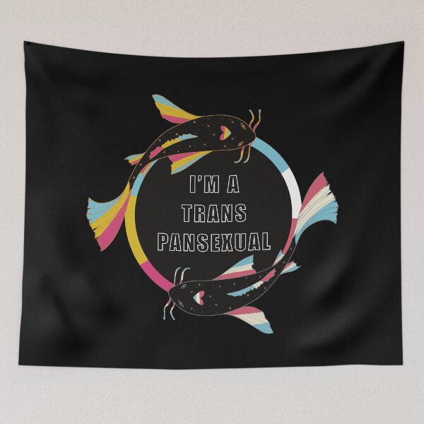Item preview, Trans and Pansexual Koi Fish designed and sold by Avlana Fontaine.