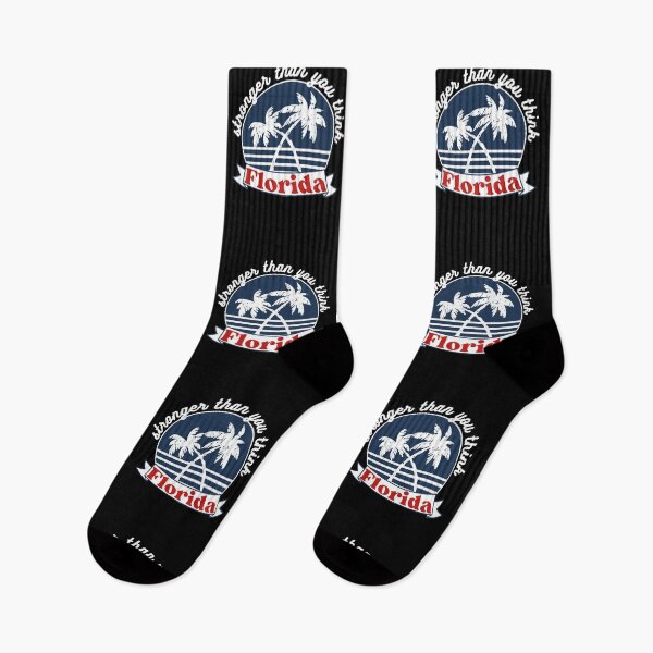 Item preview, Stronger than you think blue and red palm trees florida support design designed and sold by reka88.