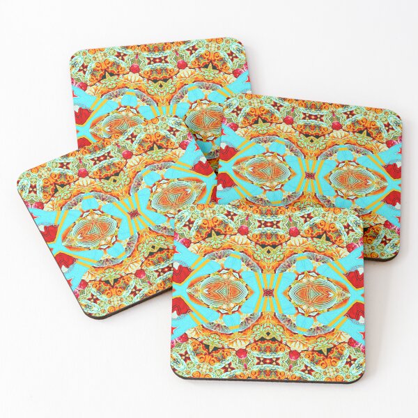 Item preview, HARMONIOUS COCKTAIL OF ARUBA SHELLFISH - UNFORGETTABLE ARUBA CHRISTMAS SOUVENIRS - ARUBAN PARADISE ISLAND ABSTRACT GEOMETRIC PAINTING - ARUBAN ABSTRACT FLAG INSPIRATION - ARUBA ONE HAPPY ISLAND. designed and sold by Ralek.