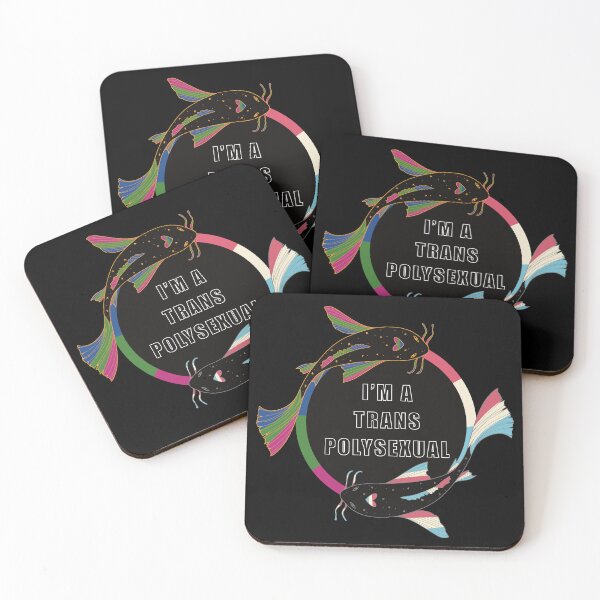 Item preview, Trans and Polysexual Koi Fish designed and sold by Avlana Fontaine.