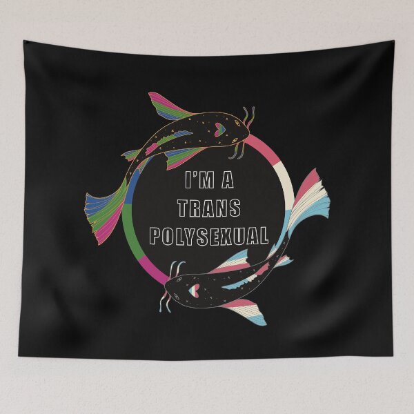 Item preview, Trans and Polysexual Koi Fish designed and sold by Avlana Fontaine.