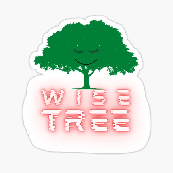 Wise Mystical Tree Stickers for Sale