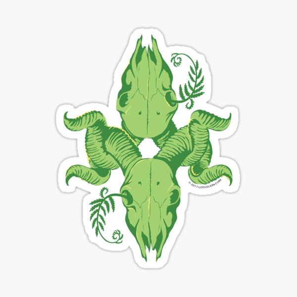 Verde Muerte Sticker