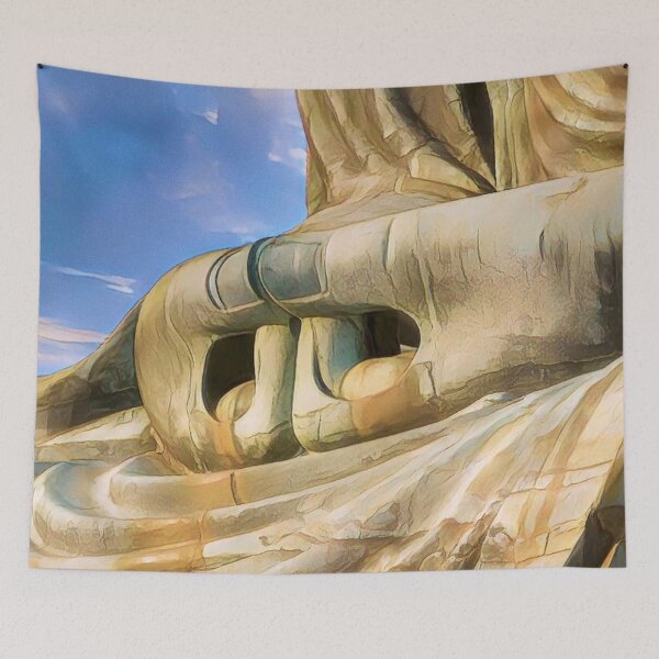 Item preview,  Outstanding Monumental Budda Mudra Hands Japan Art Picture - Cartoon designed and sold by XIX361ART.