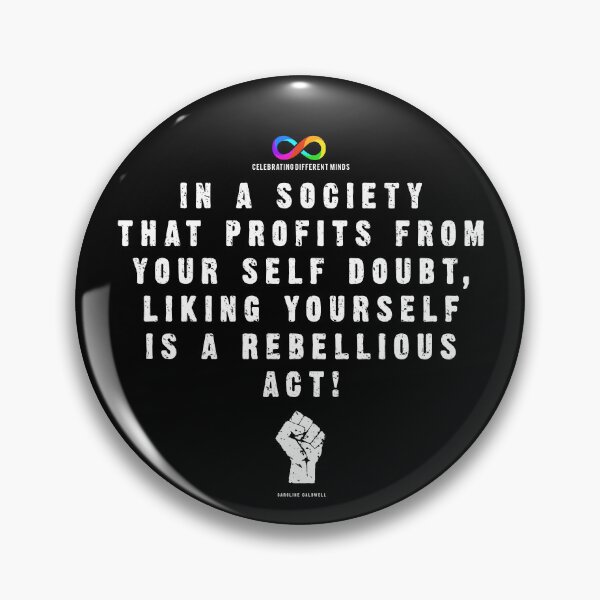 Item preview, Liking yourself is a rebelious act designed and sold by Death Rock Tee.