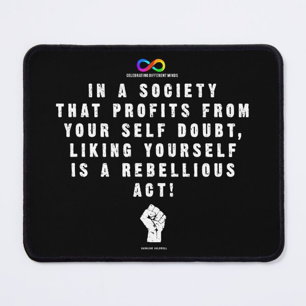 Item preview, Liking yourself is a rebelious act designed and sold by Death Rock Tee.