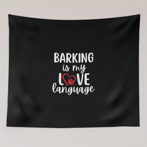 Item preview, Barking Is My Love Language Design pour les propriétaires de chiens ✧  allbum, tour ,fans ,funny, happy, Anime Lover , hommes ART-OKSANAG designed and sold by Art-OksanaG.
