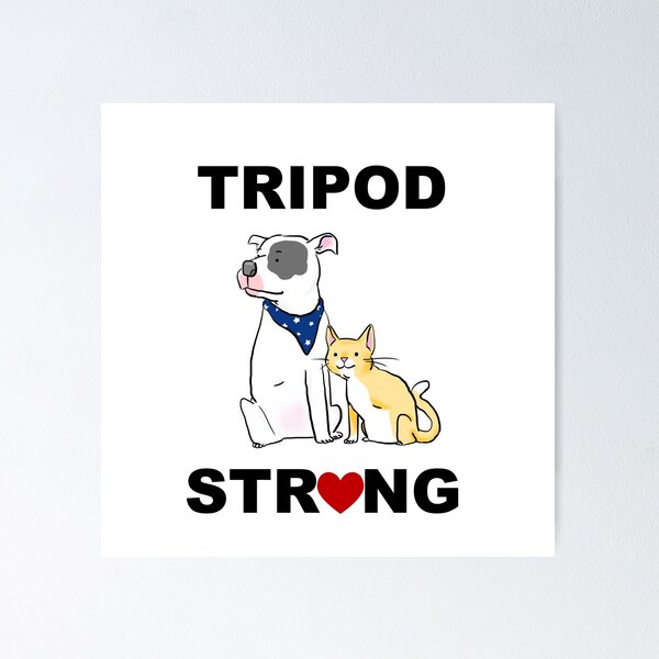 Item preview, Tripod Strong Dog and Cat designed and sold by Furkid Studio.