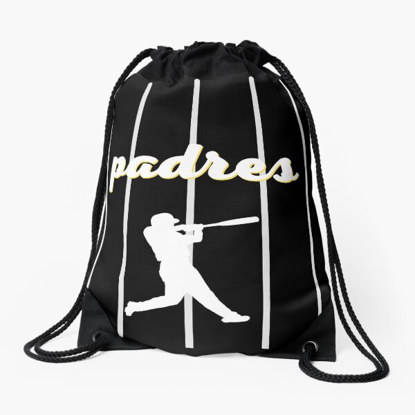 San Diego Padres Backpack, San Diego Padres City Connect Colors, Padres  Drawstring Backpack, Padres Game Day Backpack - Black