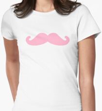 Markiplier Pink mustashe Women's Fitted T-Shirt