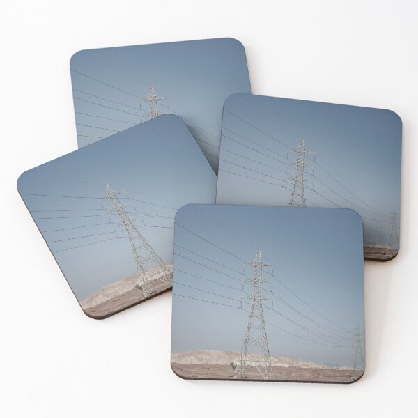 Item preview, Power Lines in the desert designed and sold by DavidGabisPhoto.