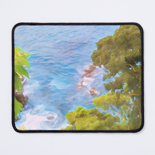 Item preview, Beautiful Shingu Beach Coast Japan Art Print - Cartoon designed and sold by XIX361ART.