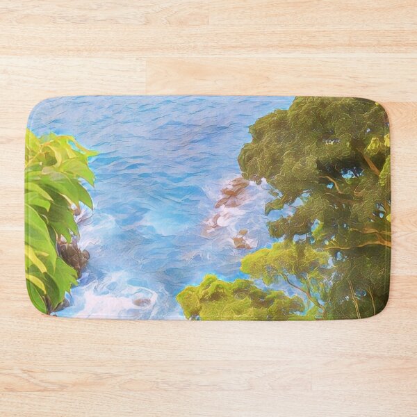Item preview, Beautiful Shingu Beach Coast Japan Art Print - Cartoon designed and sold by XIX361ART.