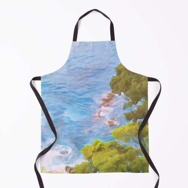 Item preview, Beautiful Shingu Beach Coast Japan Art Print - Cartoon designed and sold by XIX361ART.