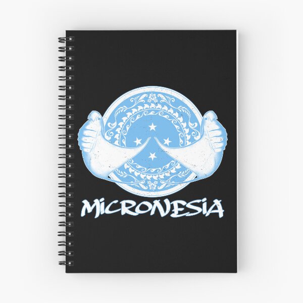 Item preview, Micronesia flag with manta ray designed and sold by NicGrayGraphic.