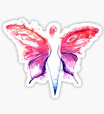 Butterfly woman Sticker