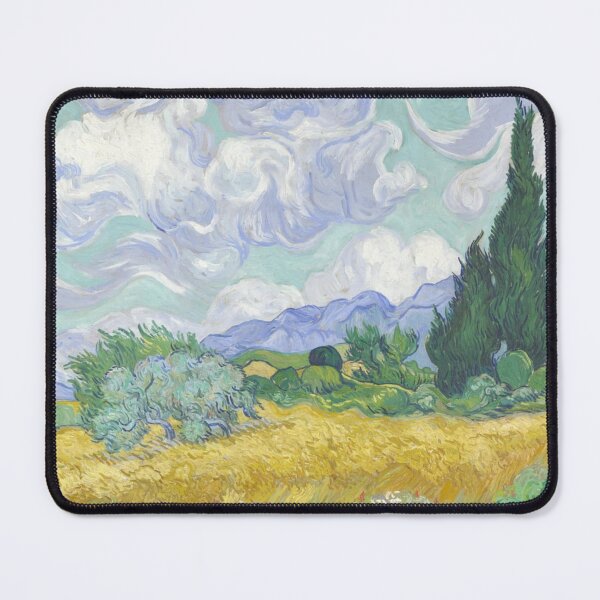 Item preview, Wheat field with cypresses - Vincent van Gogh - 1889 designed and sold by Olympusika.