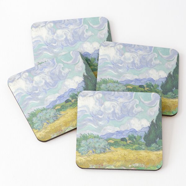 Item preview, Wheat field with cypresses - Vincent van Gogh - 1889 designed and sold by Olympusika.