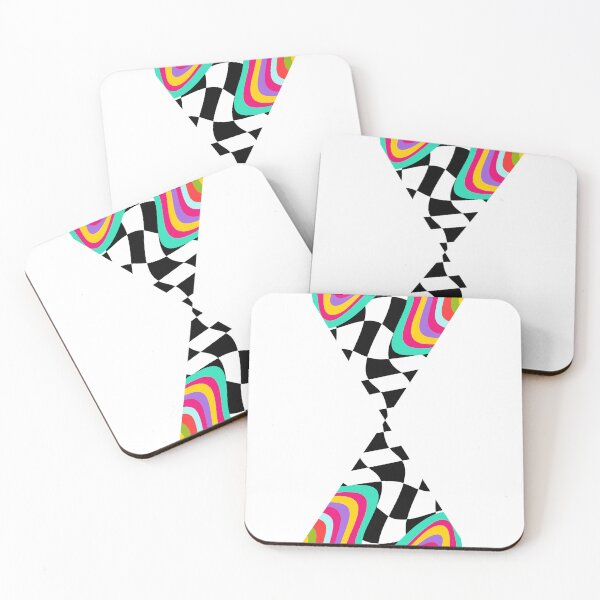 Item preview, Trippy Time - Optical Illusion Colourful with Black and White Sand clock Trippy Design designed and sold by MrGiftee.
