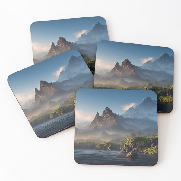 Item preview, Morning Mountain Landscape designed and sold by Axel Jönsson.