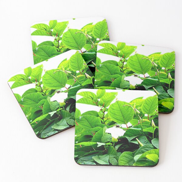 Item preview, green leaves background designed and sold by Francespoppy.