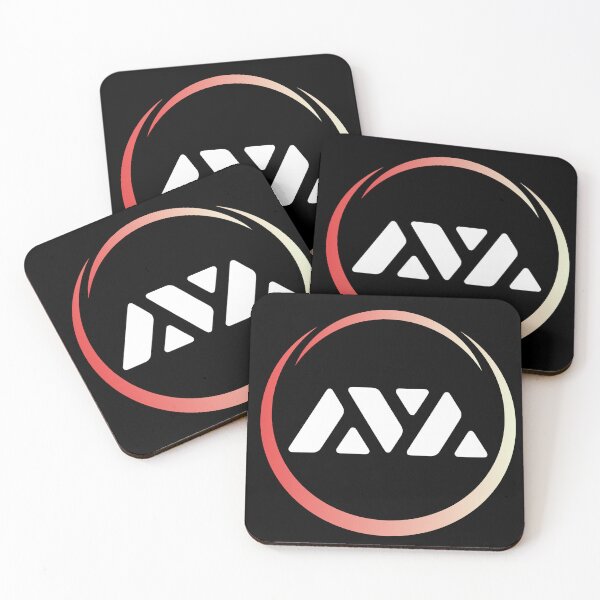 Item preview, Avalanche AVAX Crypto Altcoin - Clean Abstract Design with Official Brand Colour Scheme designed and sold by CryptoMoods.